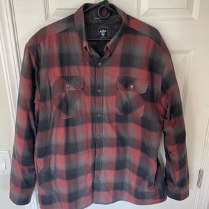 KUHL JOYRYDR Fleeced Lined Flannel. Mahogany Obsidian.